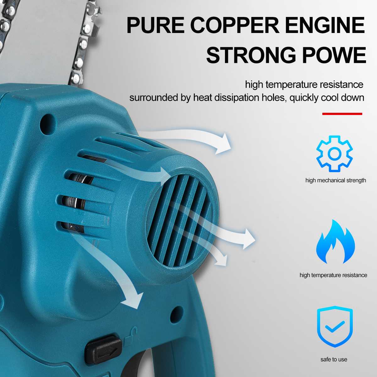 88V 3000W 4 Inch Mini Elektrische Kettingzaag Kettingzaag Met 1/2 Batterijen Houtbewerking Snoeien Een-Handed Tuin power Tools