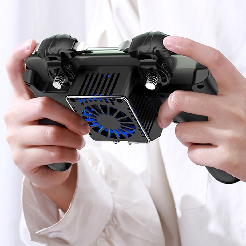 Handy-kühlgriff, halbleiter-lüfterhalterung für iphone xs max, xs, xr, handy-kühler, gamepad-controller