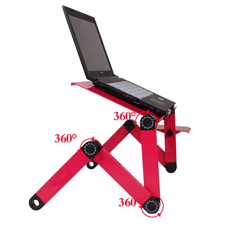 High Huality Foldable Computer Desks Bed Tray Laptop Notebook Lap Portable Vented Adjustable Stand PC Folding Desk Table