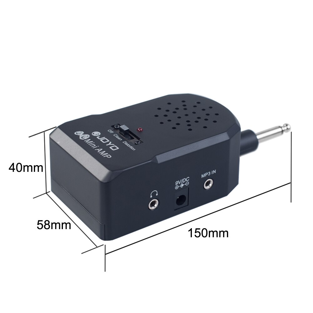 JOYO JA01 Mini Guitar Amplifier AMP Headphone Guitar Speaker Mp3 Headphone Amp Clean Distortion Effect for Electric Guitar