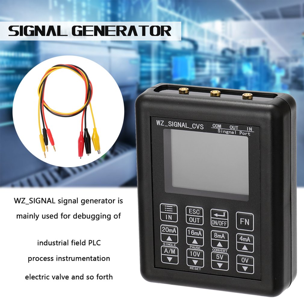 Präzision 4-20Ma 0-10V Signal Generator Prozess Steuerung Signal Kalibrator Konstante Stromquelle Simulator