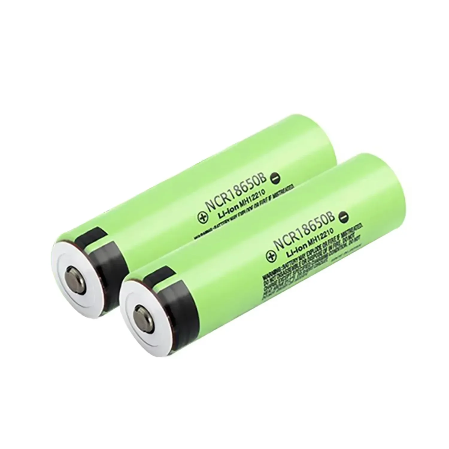 Protected NCR18650B 3.7v 1800mAh 18650 Lithium Rechargeable Battery with Pointed (No PCB) for Flashlight Batteries