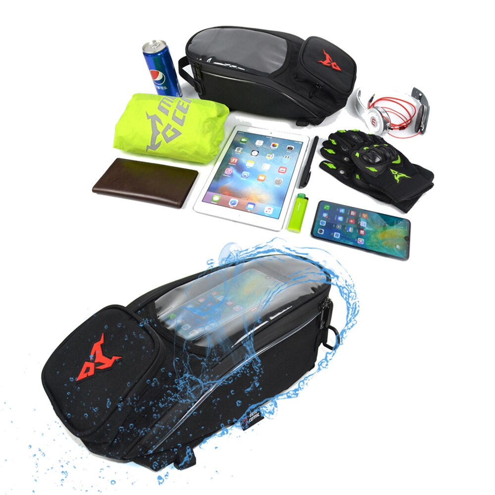 Discount! Motorcycle tank bag oil fuel bag magnet Biker Oxford Waterproof Large Mobile Screen Navigation Bag Slung Shoulder bag