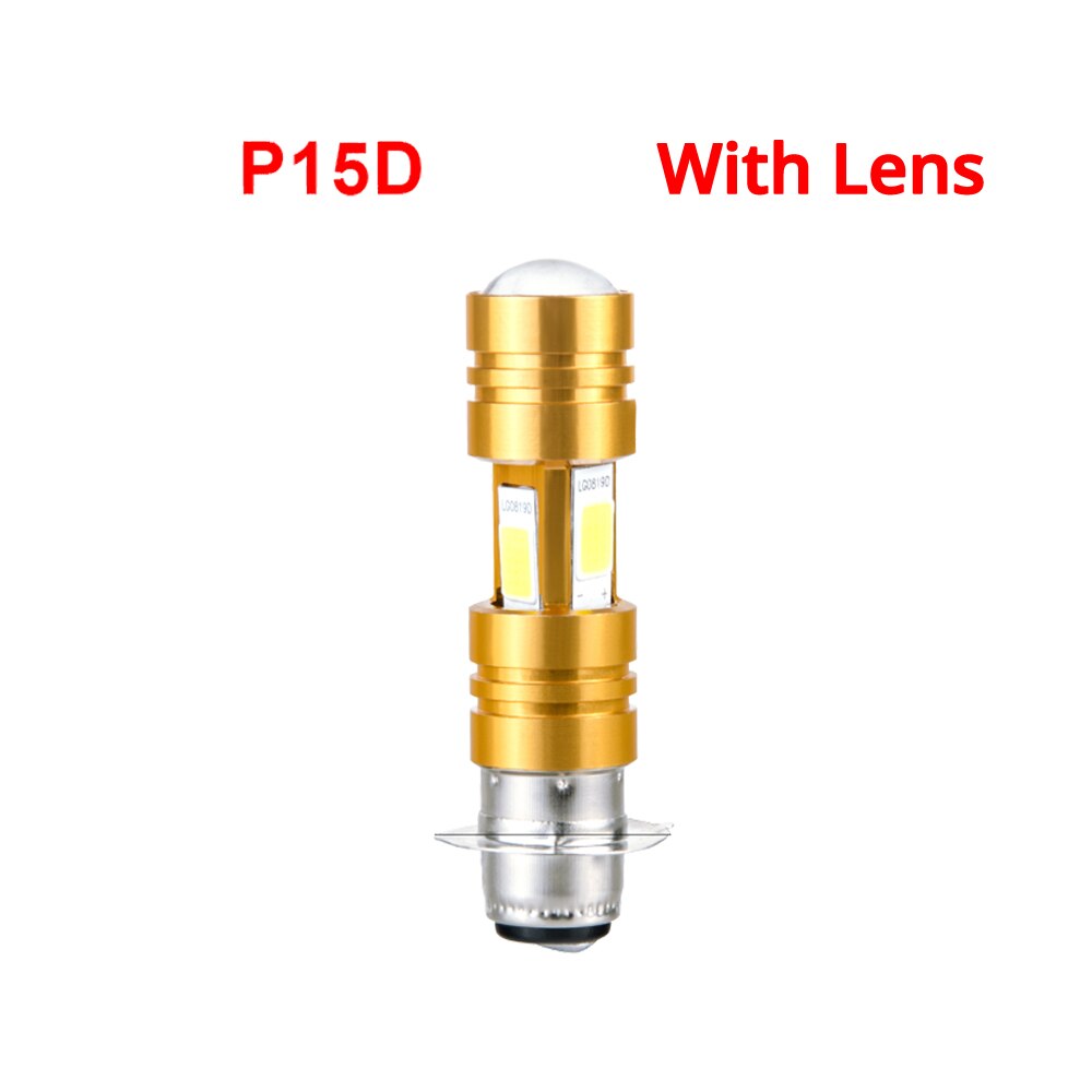 VooVoo LED H4 6500K 12V LED Motorrad Motorrad Scheinwerfer mit Objektiv BA20D P15D Fahrrad Nebel Lampe Lampe Licht Moped Rolle Beleuchtung: Dunkles Grau