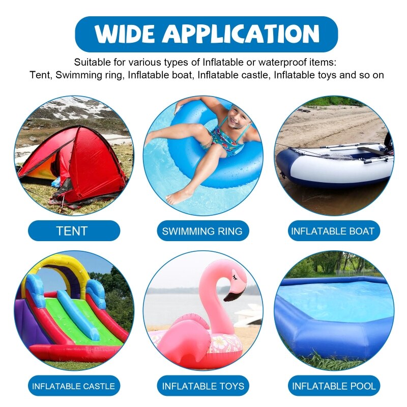 30 pack inflatable swimming pool ring toy repair adhesive float air beds repair