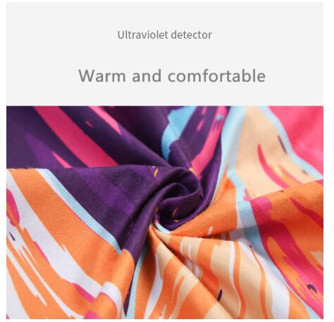 Micrfiber Quick Drying Changing Robe Swimming Surf Beach Poncho Towel Portable Soft Bath Towels With Cloak Bathrobe Home Textile