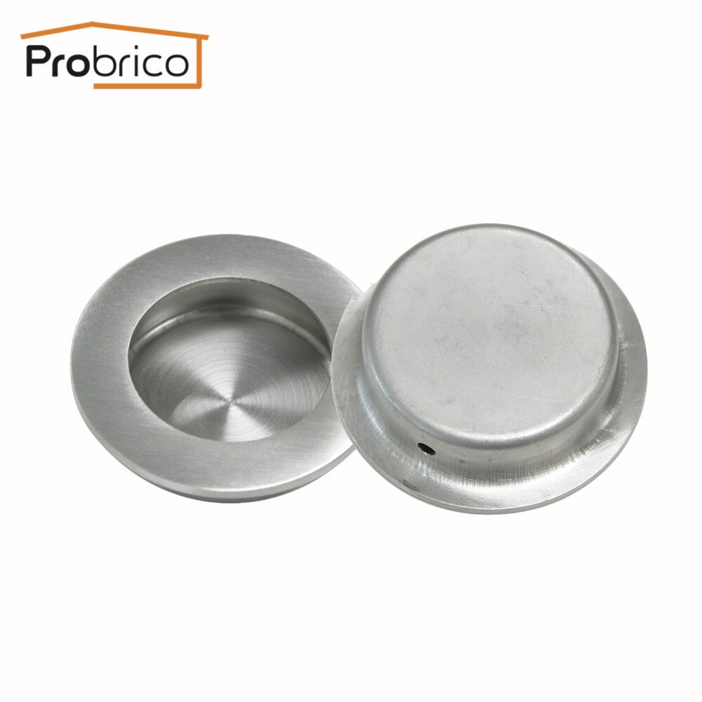 Probrico 10 PCS Modern Flush Embed Knobs Kitchen Cabinet Cupboard Door Drawer Hidden Handles Wardrobe Hidden Pulls Recessed pull