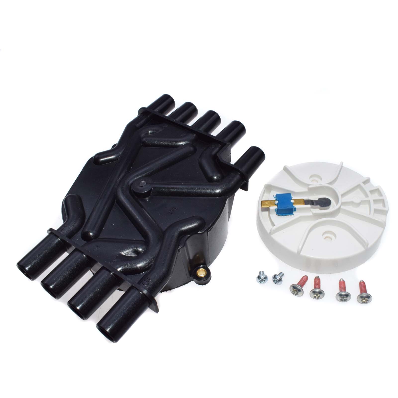Wolfigo Distributeur Cap &amp; Rotor Kit 10452459 Voor 1996-2002 Chevrolet 5.0L 5.7L V8 Gmc Cadillac Escalade Vortec k3500 C2500
