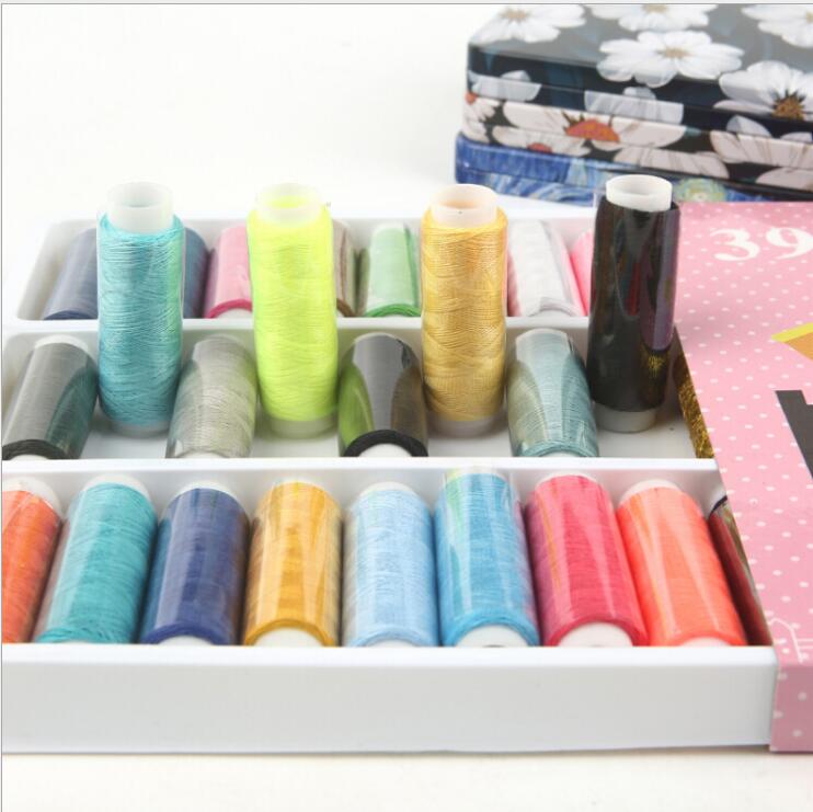 39Spools/Lot10 Multi Color Sewing Thread Polyester Thread Set Strong And Durable Sewing Threads For Hand Machines