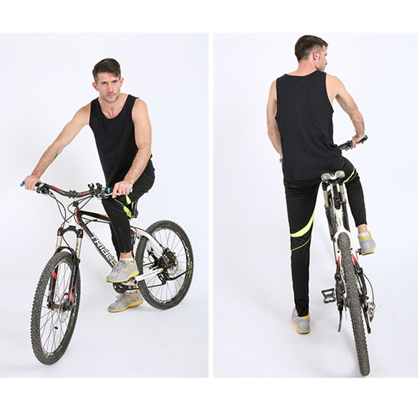 Åndbare herre kvinder cykling lange bukser mtb downhill cykel bukser reflekterende ride cykel sportsbukser sport fitness bukser