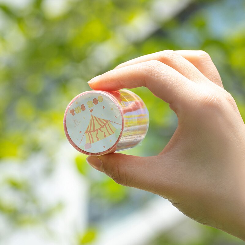 6 Stks/partij Dream Park Serie Sticker Diy Sticker Papier Decoratieve Tape Pet Tape