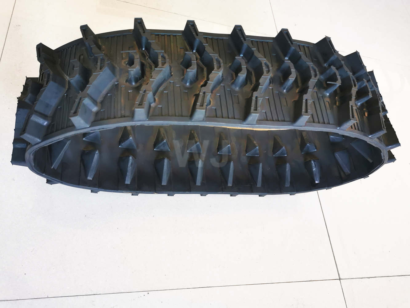 Snow Blower Caterpillar Robot Tracks Snow Sweeper Rubber Tracks 136x60x21mm