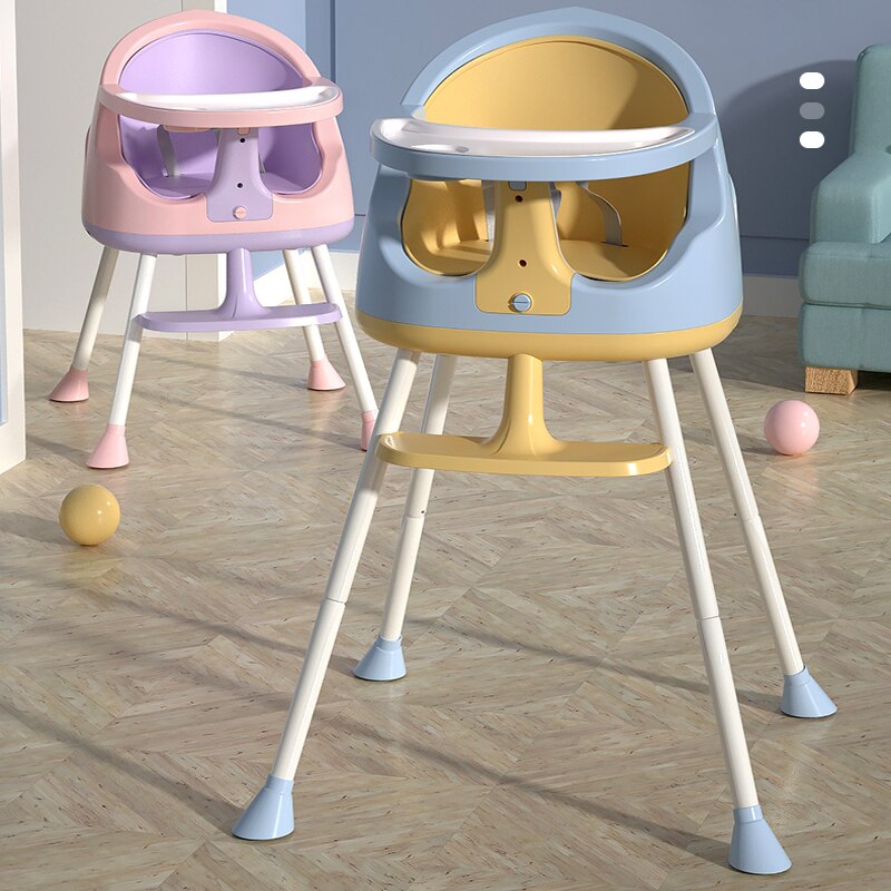 Silla de comedor portátil multifuncional para bebé, plegable, segura, para niños, mesa de comedor y silla