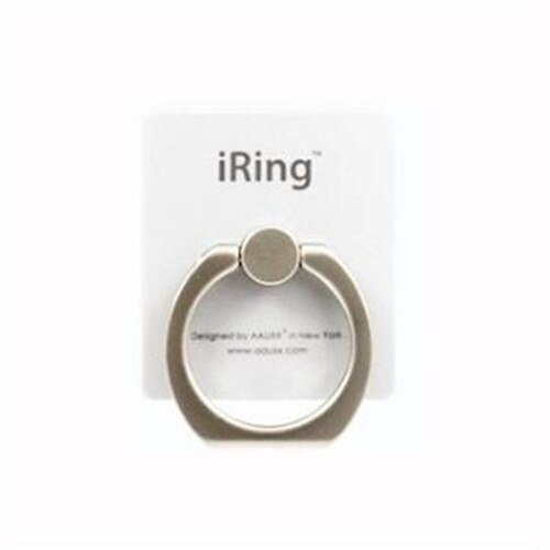 Telefonholder universal mobiltelefon iring 3d stativ finger grep stativ for iphone 11 pro max  xs 8 7 pluss finger ring holder: Hvit