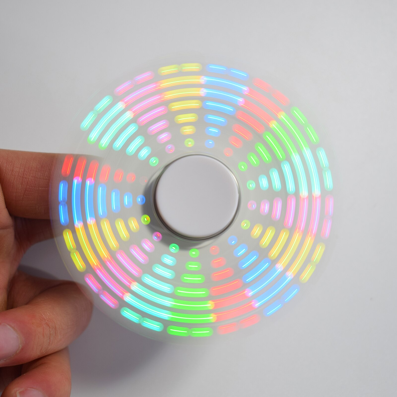 DIY Round Triangle LED Handheld POV Rotation SMD Learning Kit