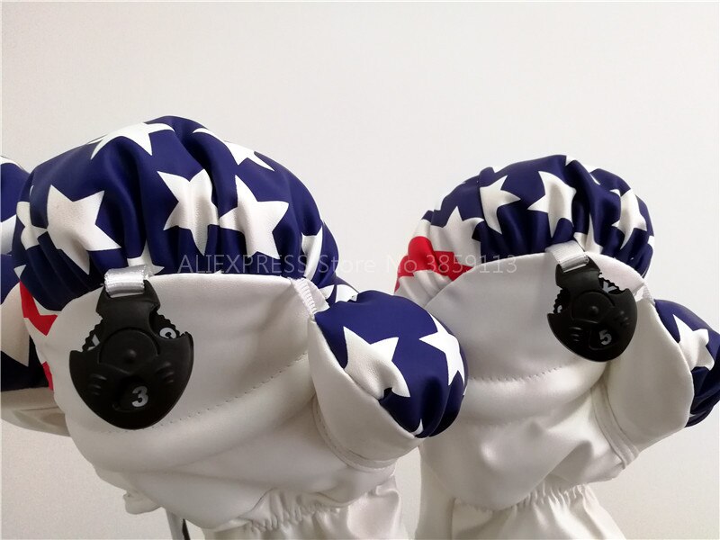 USA Golf Woods Headcover PU Leather #1 Driver Fairways Head Covers 2 Models