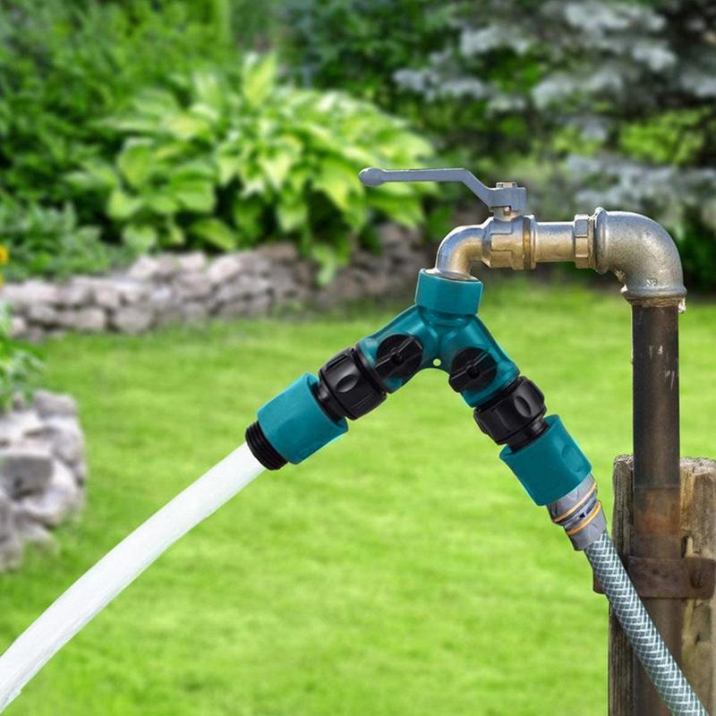 Séparateur de tuyau pour Extension de tuyau d'arrosage, raccords de séparation, marche/arrêt rapide, séparateur de robinet de tuyau d'arrosage pour l'agriculture