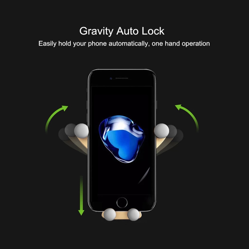 Soporte de teléfono de coche Gravity para teléfono con Clip para salida de aire de coche, soporte magnético para teléfono móvil, soporte GPS, soporte movil coche