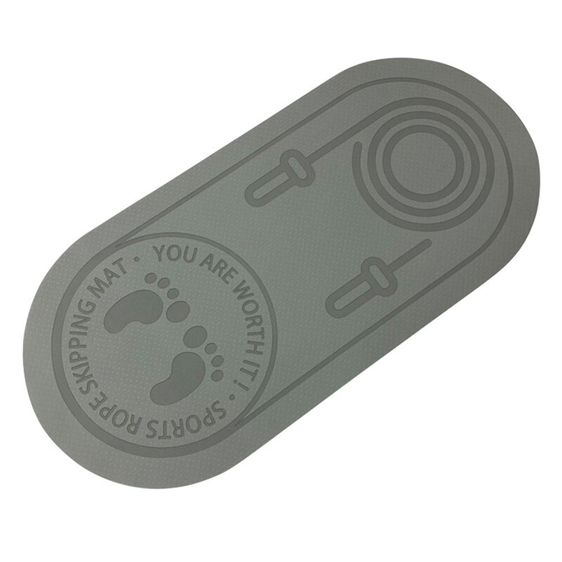 Rope Skipping Oefening Workout Mat Dikker Jump String Antislip Textuur Yoga Pad