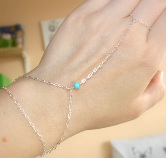 Gouden Hand Chain, Hand Sieraden, Slave Armband, Boho Vinger Armband, Ring Ketting Hechten Armband, vriendschap Armband: Silver--02