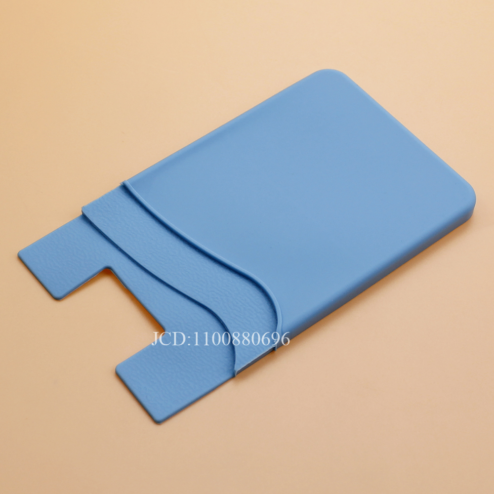 Tarjetero de silicona para teléfono móvil, funda tipo billetera, bolsillo para casi todos los teléfonos móviles: MULTICOLOR
