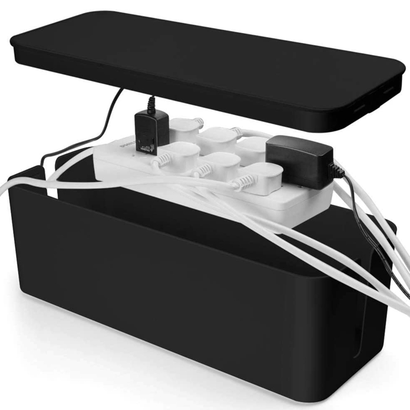 3 Pcs Cable Management Box Cable Storage Box Surge Protector Oversized Large Small Junction Box for Concealed Cables