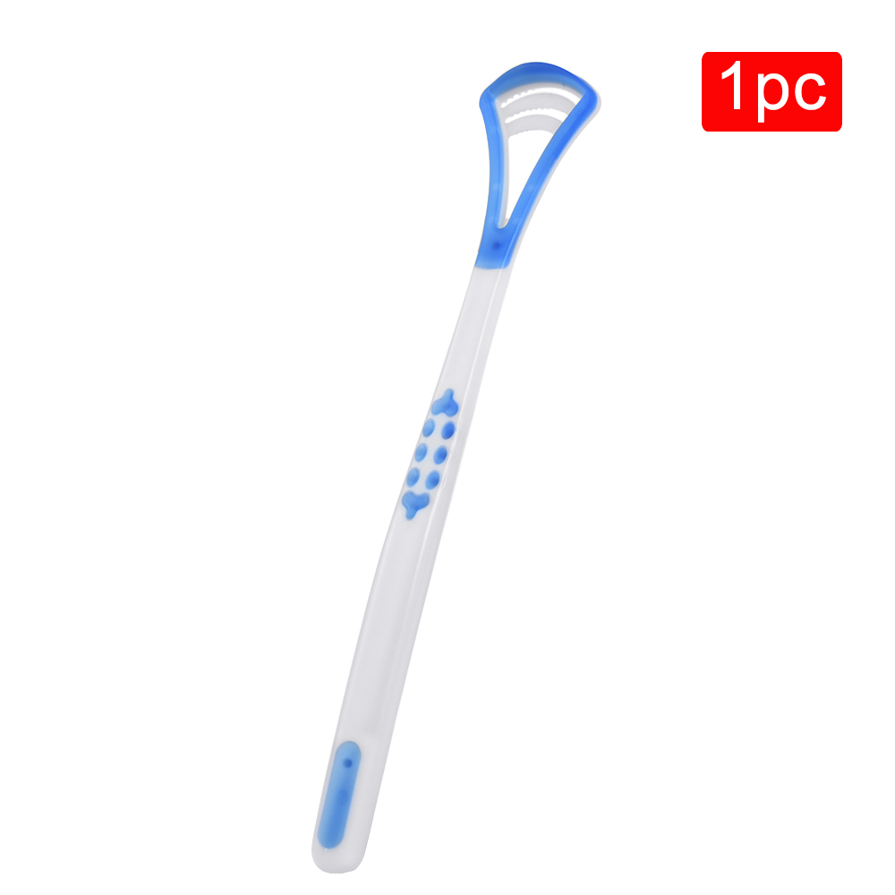 Tong Brush Cleaner Oral Care Tong Schraper Hygiëne Mond Tool Duurzaam Plastic Tong Schoonmaken Tool Verwijderen Tong Jas: blue