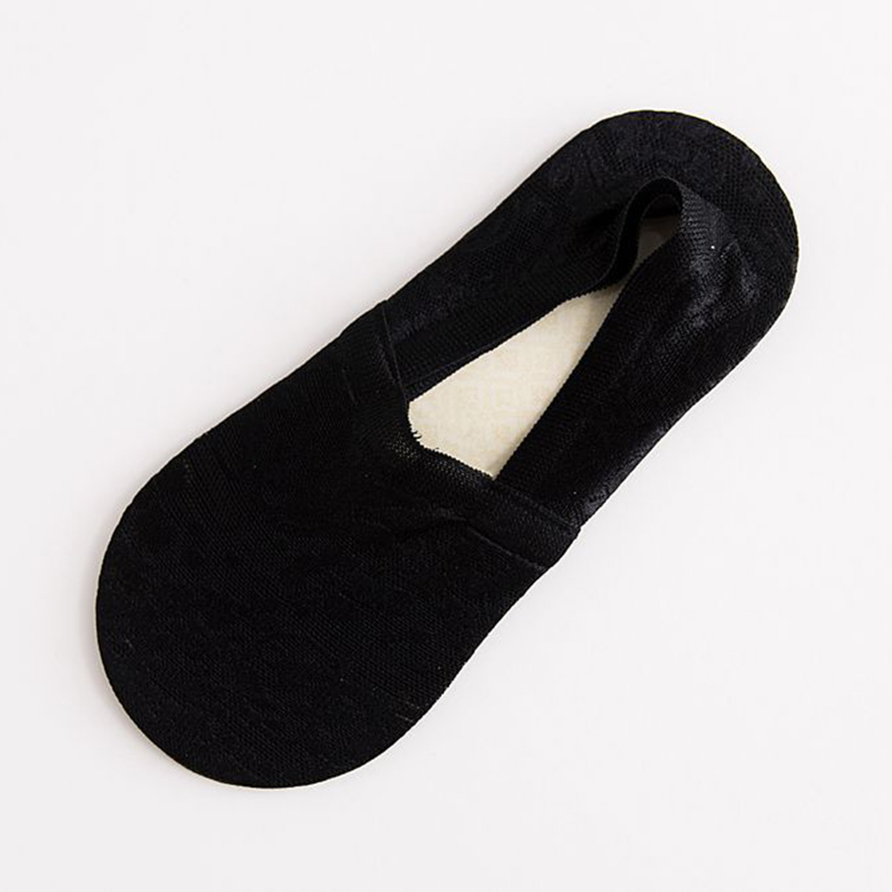 Invisible Boat Socks Womens Lace Non-Slip Invisible Low Cut Socks Toe Ankle Sock Dark Nude Nude Summer Lady Acc: Black