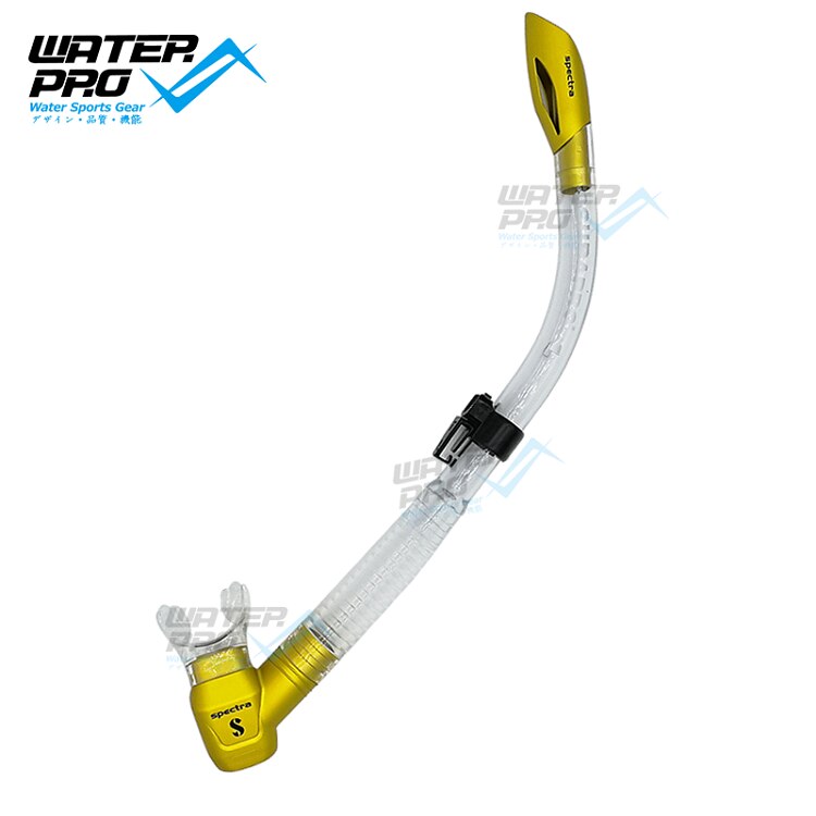 Scubapro SPECTRA SNORKEL - SEMI DRY: Clear Yellow