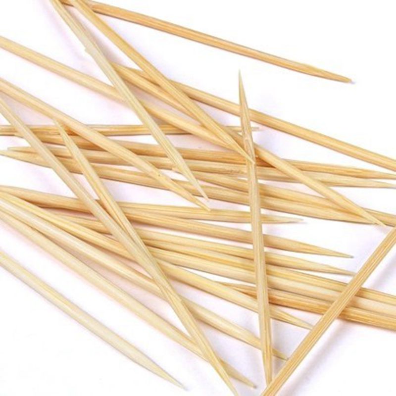 Sacs cure-dents en bambou | 150 pièces