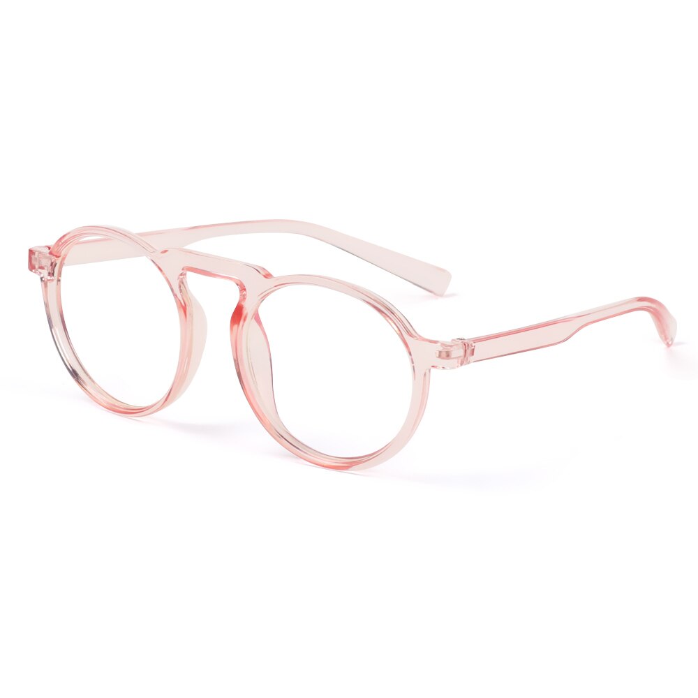 Lunettes Anti-rayon bleu, montures de lunettes optiques, ordinateur de jeu, bloquant la lumière bleue, monture ronde transparente