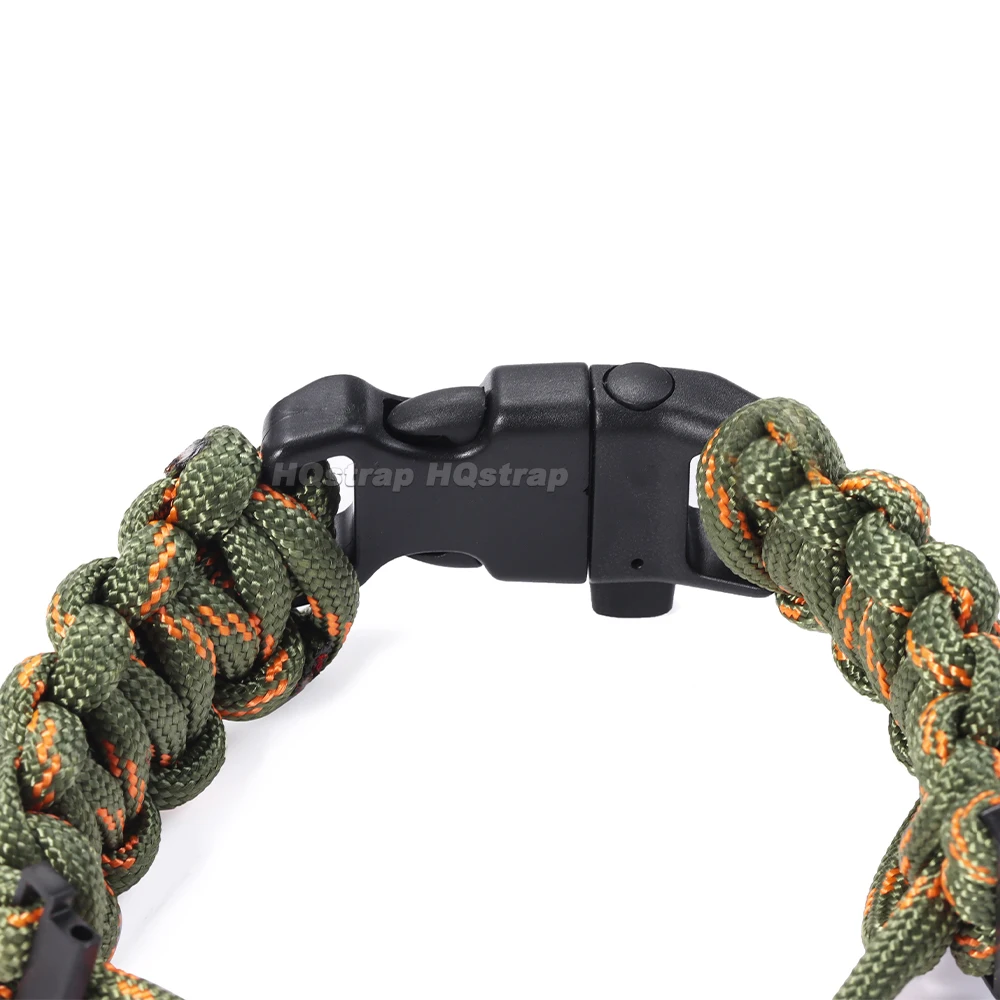 Geflochtenes Nylon-Uhrenarmband, 20 mm, 22 mm, verstellbares Armbinde, Regenschirmseil, Ersatzarmband, Sport, Herren-Armbinde-Zubehör
