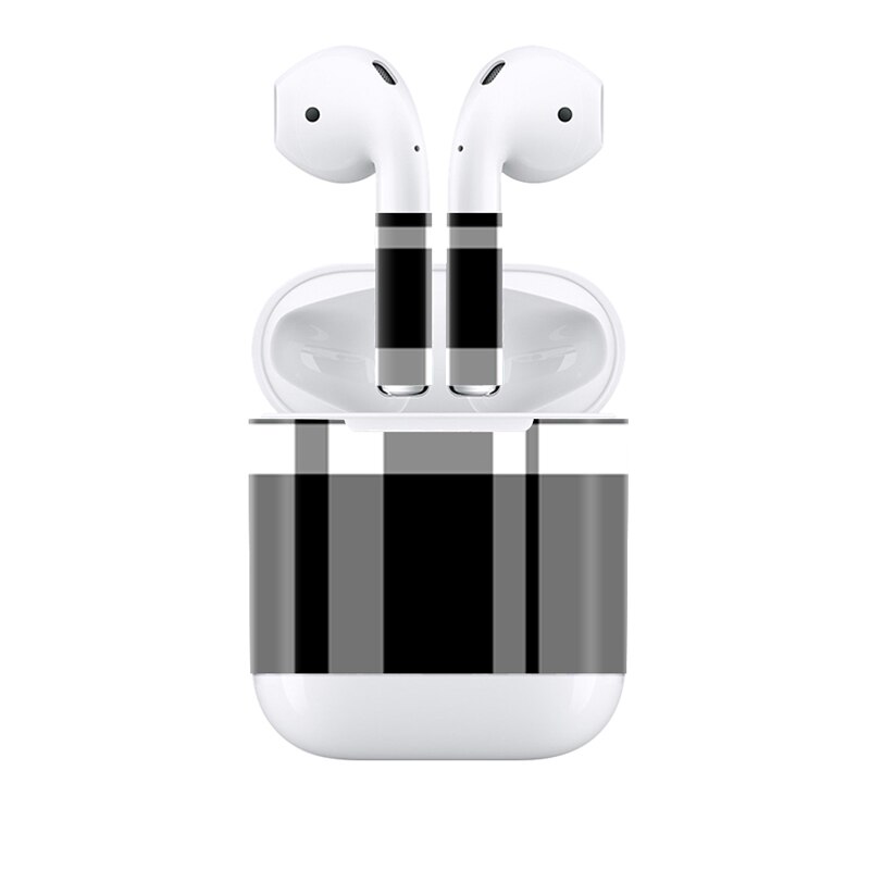 Kolorowe naklejki dla AirPods skórki naklejki wymienny samoprzylepne dekoracyjne skórka kalkomania naklejka dla Airpods winylu naklejki