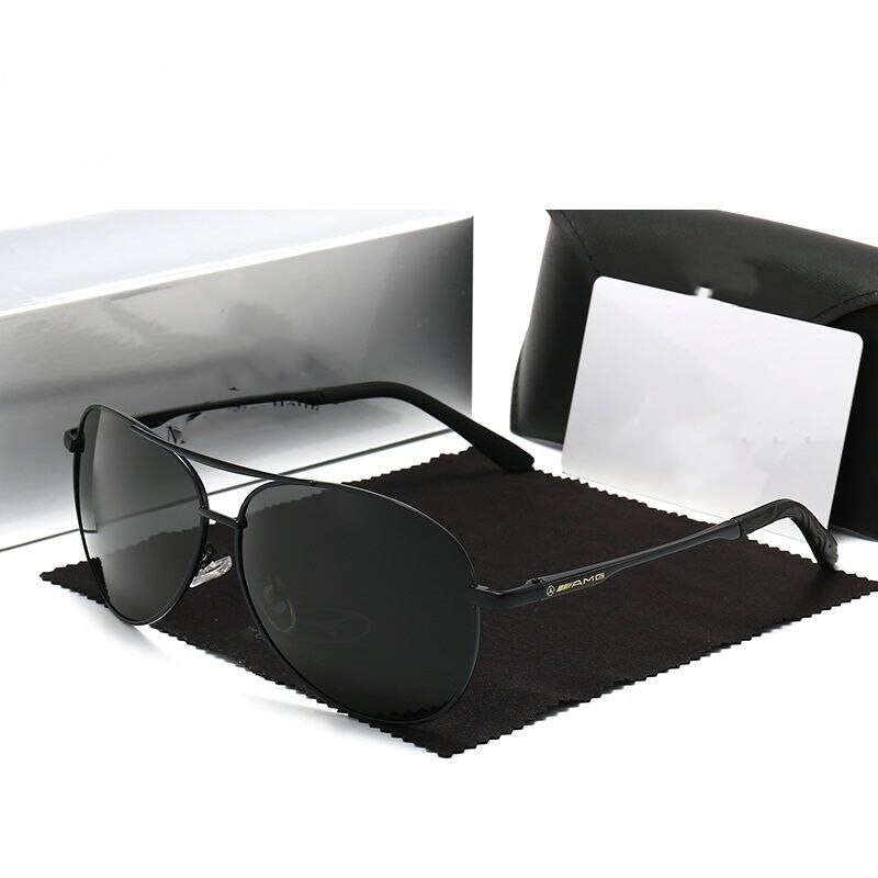 Black Polarized Men's Sports Sunglasses main image 1