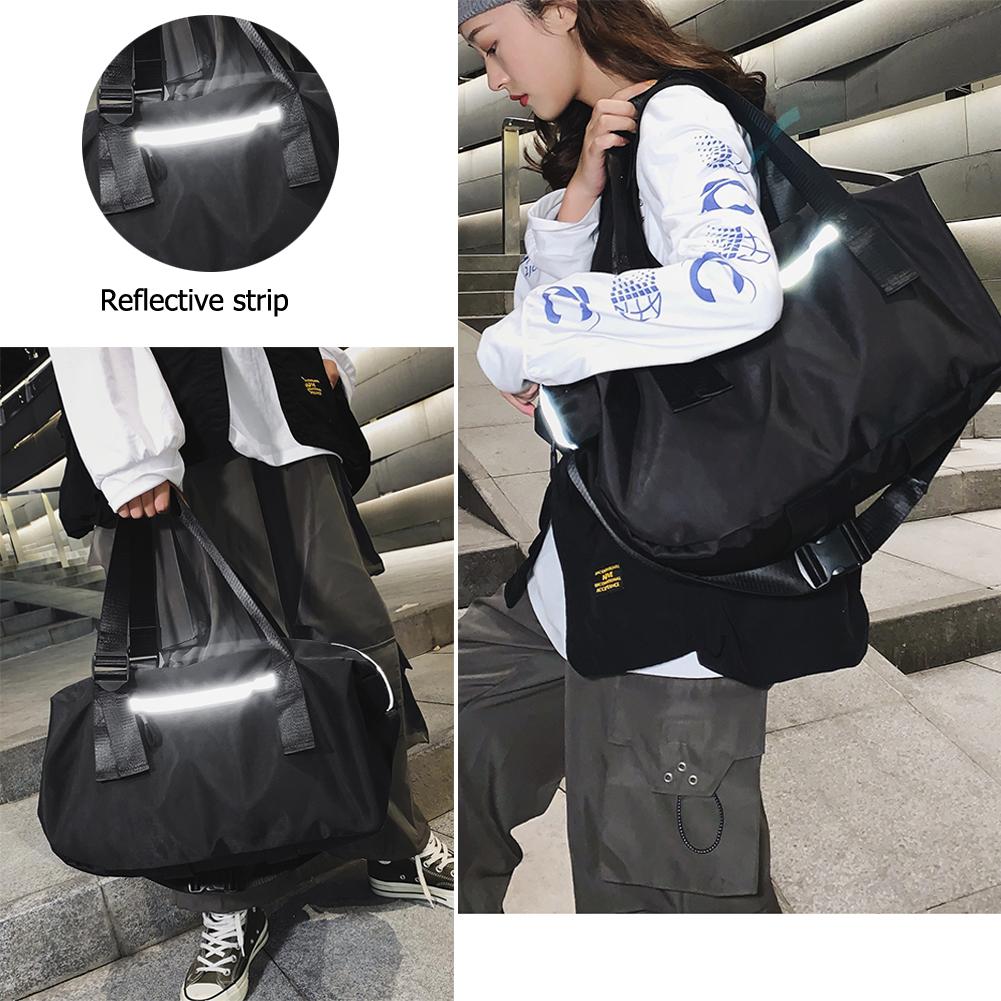 Sac à bandoulière unisexe en Nylon Durable Simple personnalité Sports de plein air grande capacité confortable sac à main à bandoulière