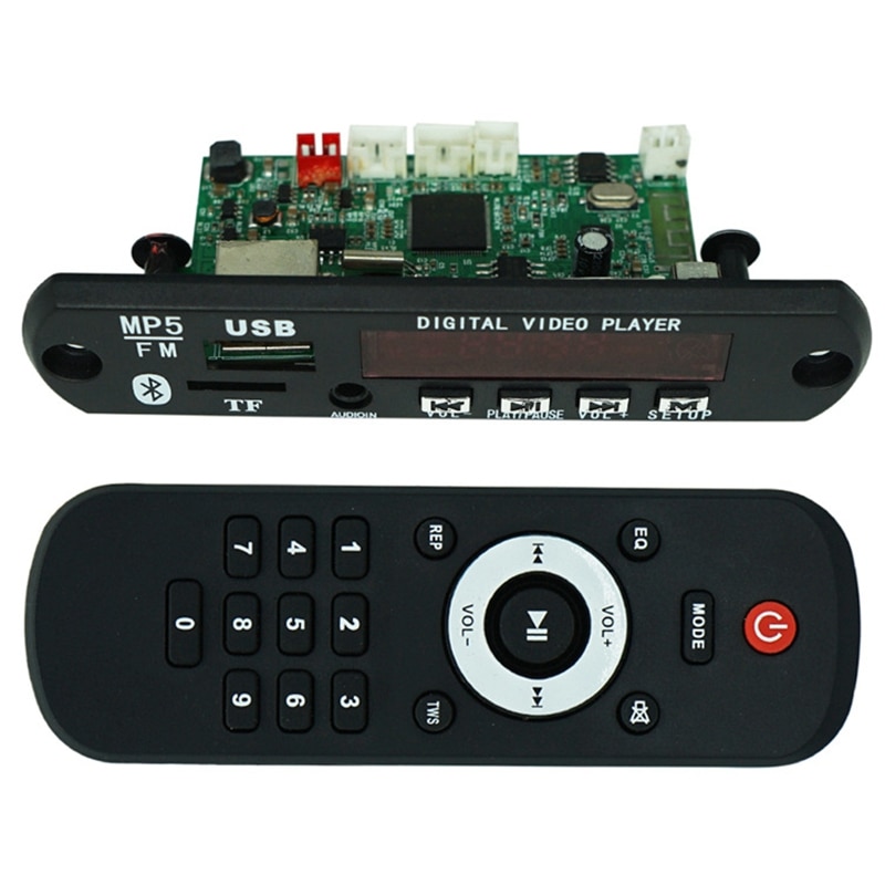 Video o Decoder Bluetooth 5.0 Lossless o Decoding Board Mp4 Mp5 Hd APE WAV MP3 Car Player: Default Title