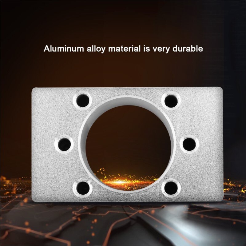 1pc Set 1204 Ballscrew Nut Housing Nut Bracket Bracket For Rm/sfu1204 Ball Screw 12 Mm Ball Nut Housing Cnc Router Milling Parts