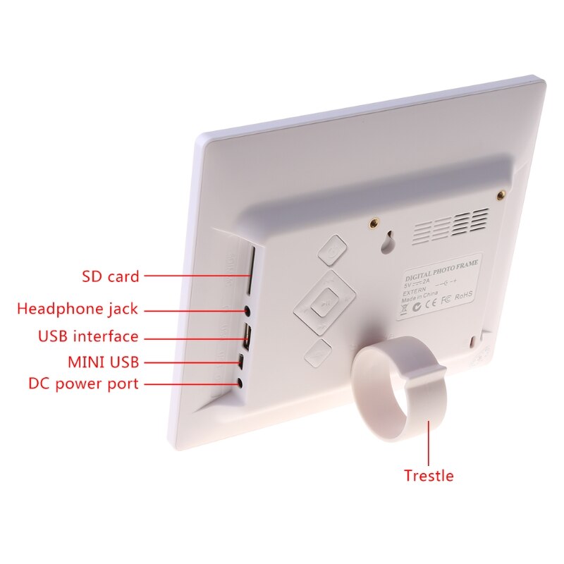 Digital Photo Frame 8 Inch Digital Picture Frame 1024x768(4:3) TN Screen with Remote Controler K3NB