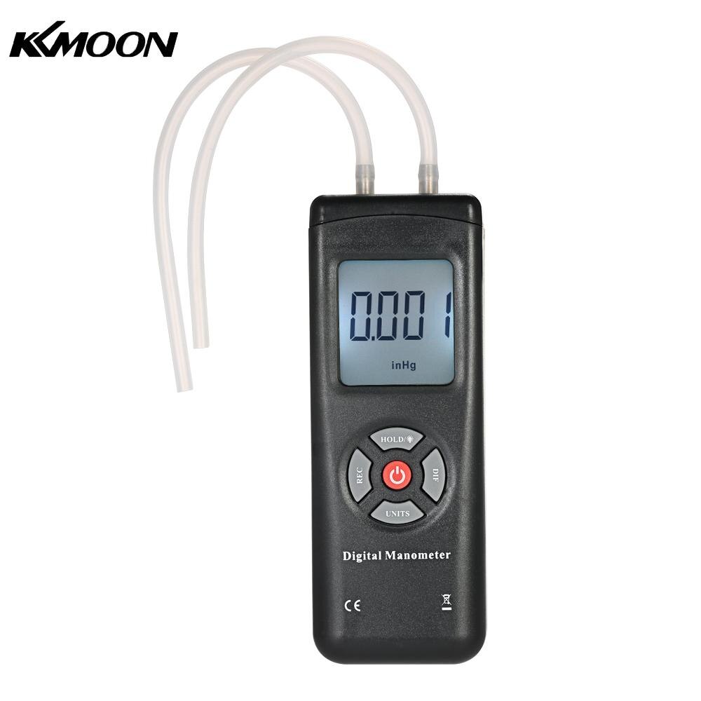 Handheld Digital Dual-port Manometer pressure gauge Differential Air Pressure Tester pressure measuring instruments