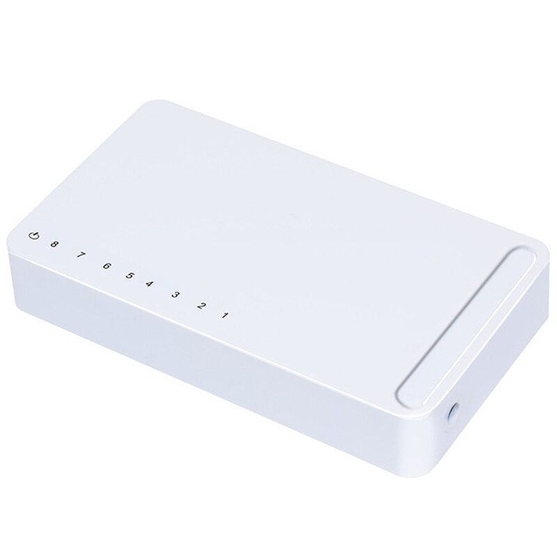 Model 8 Port Gigabit Switch Desktop RJ45 Ethernet Switch 10/100/1000Mbps Lan Hub Switch 8 portas Eu Plug: Default Title