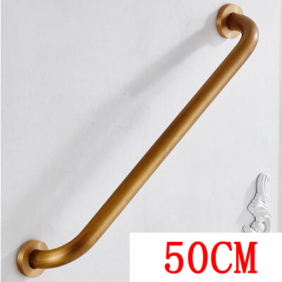 Antika 30 ~ 50cm badrum halkhandtag , 4 färgade handduksstänger eller säkerhetshandtag, kopparhandtag för badkar toalett för äldre: 09