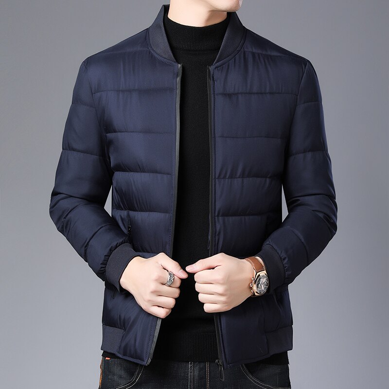 dicke Winter Jacken Männer Padded Jacken Streetwear Parkas Stepp Jacke Puffer Blase Mäntel Herren Kleidung