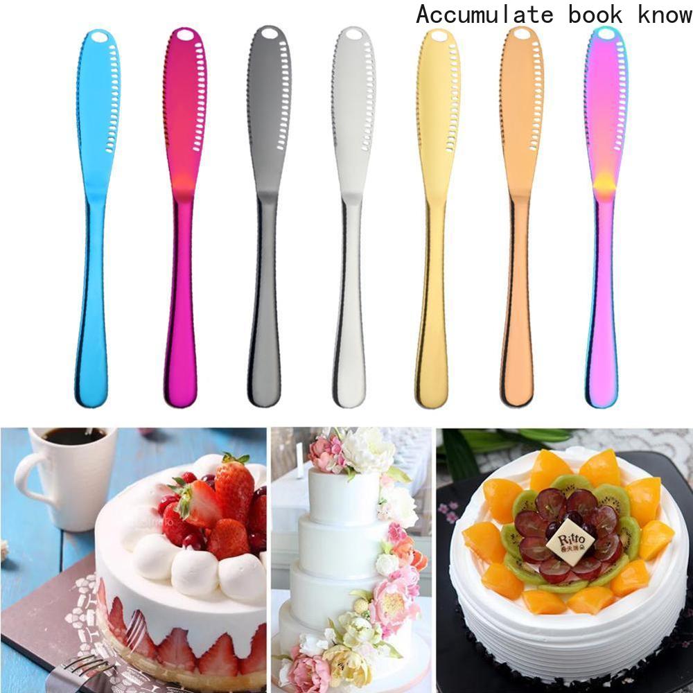 High-end tableware Bright gold Butter Knife Western Food Knife Cheese Knife Steel Bread Cheese Jam Butter Knife
