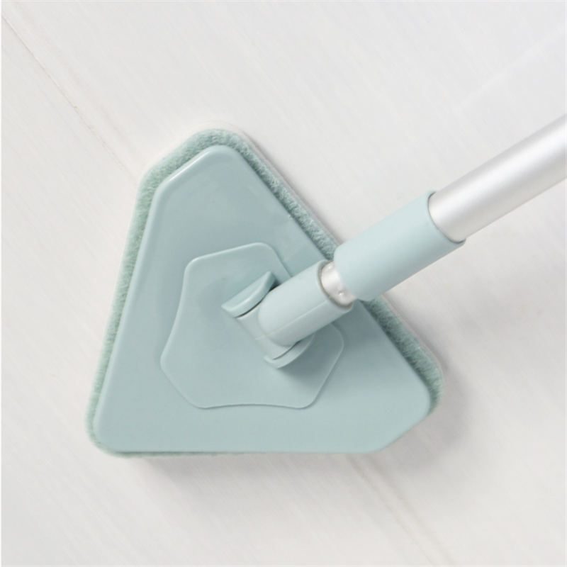 Uitschuifbare Spons Borstels Creatieve Multifunctionele Lange Handvat Zachte Badkamer Bad Tegel Scrubber Spin Hoek Schoner Mops: Triangular Hand
