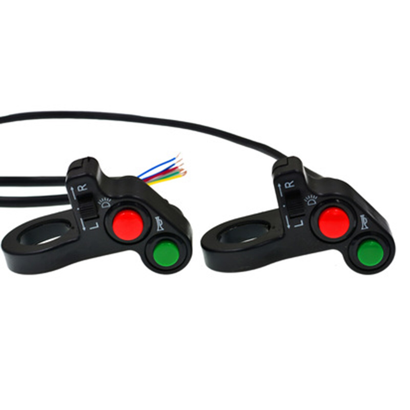 Motorcycle Turn Signal Switch Turn Signal Light Horn Switch Button Moto Multifunctional Headlight Horn Turn Signal Switch