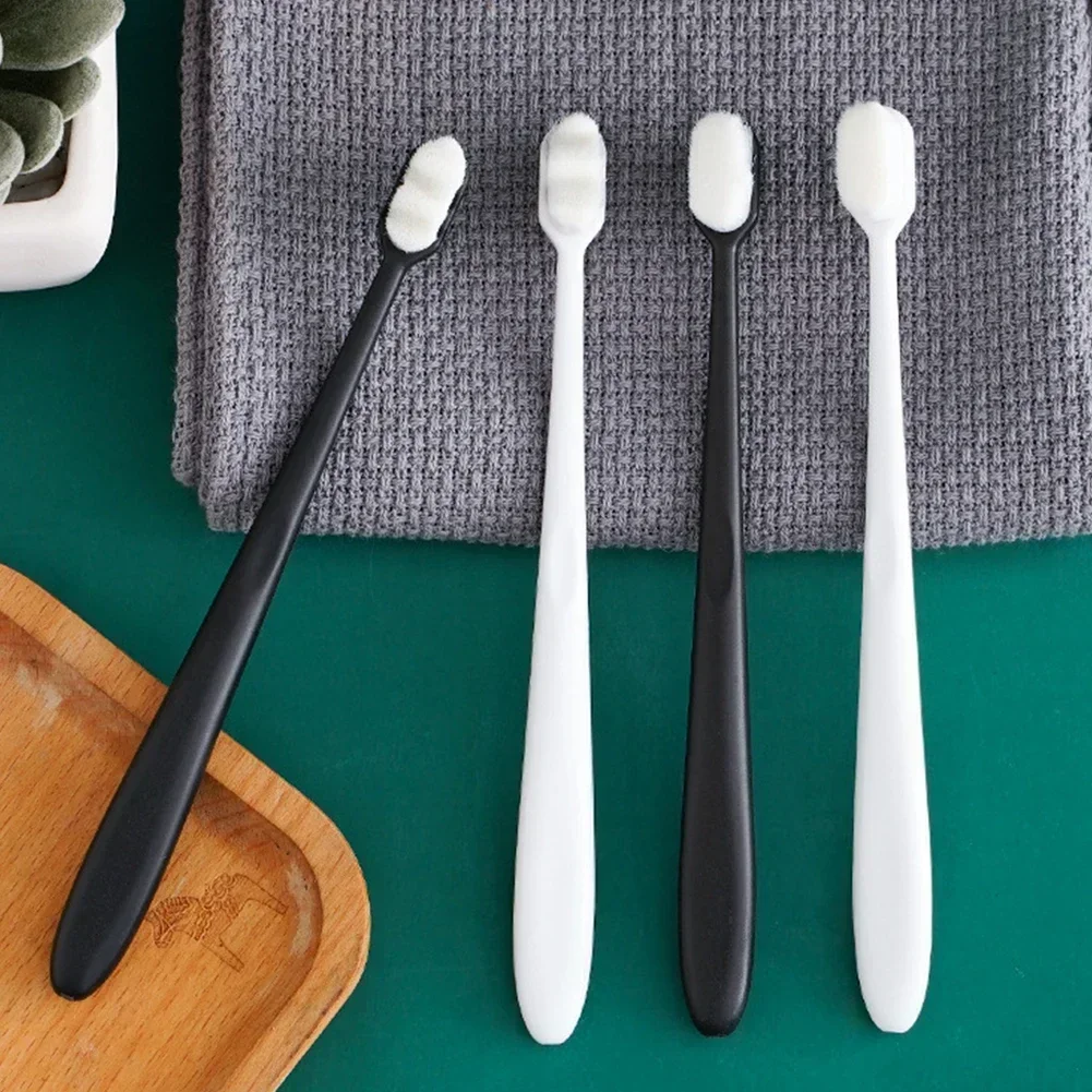 10Pcs Ultra-fine Toothbrush Micro Soft Fiber Portable Healthy Million Bristle Nano Whiten Teeth Box Adult Bamboo Toothbrushes