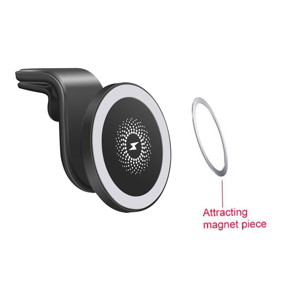 15W Magnetische Wireless Car Charger Qi Opladers Voor Iphone 12 Pro Max Mini 11 Xs Xr X 8 Samsung telefoon Houder Snelle Laadstation