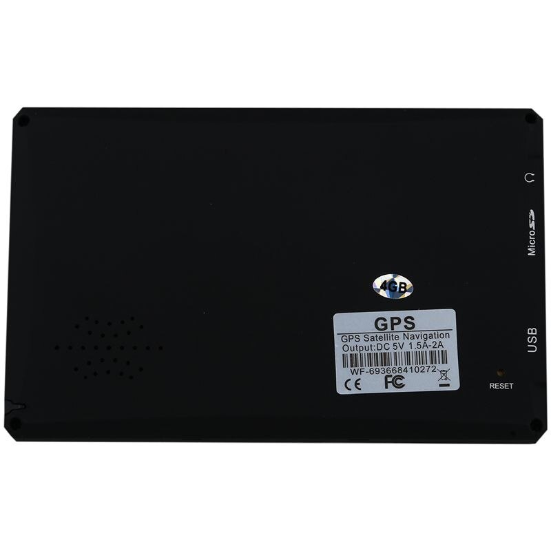 5" Truck Car Navigation GPS Navigator sat nav 8GB All US Map SPEEDCAM POI