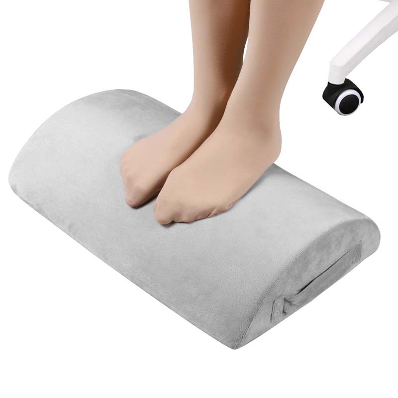 Cojín de espuma viscoelástica para descanso de piernas, almohada de Color sólido para el cuello, reposacabezas, reposapiés, decoración del hogar