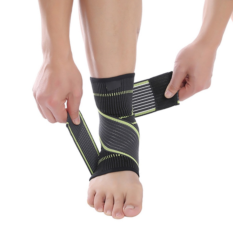 1Pc Voet Beschermende Gear Sport Enkelbrace Compressie Strap Mouwen Ondersteuning 3D Weave Elastische Bandage